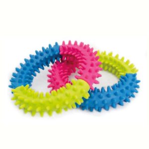 Aro de picos tipo mordedera para perro