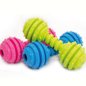 Juguete mascable con cascabel