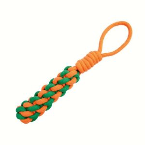 Jaladera de hilo trenzado con jaladera, multicolor