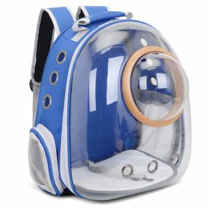 mochila transparente para mascotas