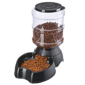 Dispensador de alimento y agua para mascotas, 2.3kg